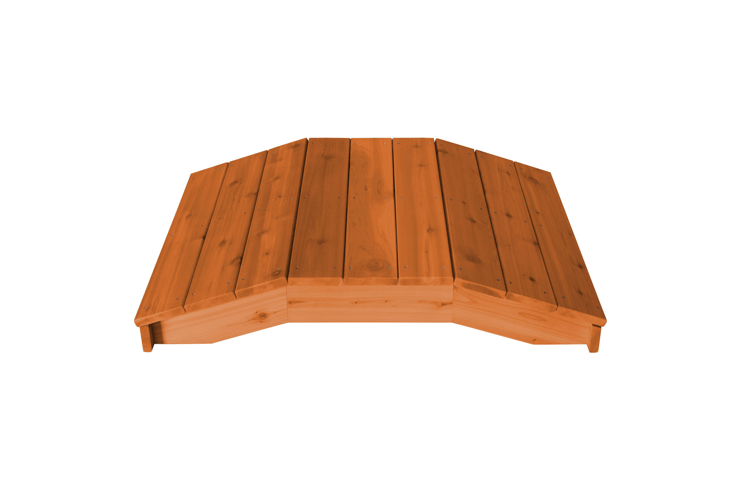 Backyard Crafts Western Red Cedar 3'  x  4' Standard Plank Bridge - LEAD TIME TO SHIP 2 WEEKS