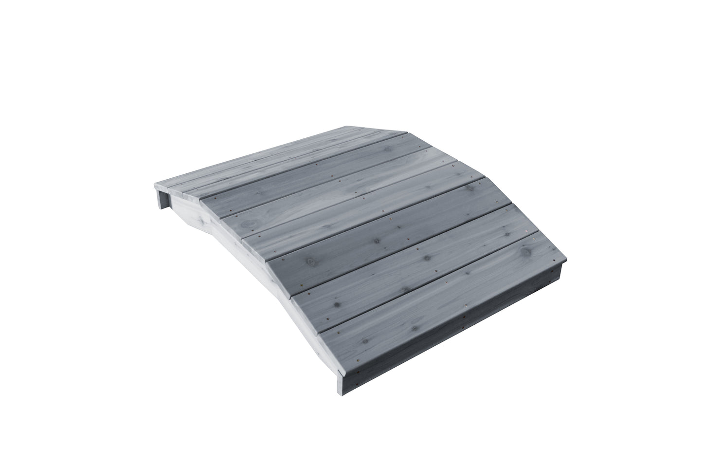 Backyard Crafts Western Red Cedar 3'  x  4' Standard Plank Bridge - LEAD TIME TO SHIP 2 WEEKS