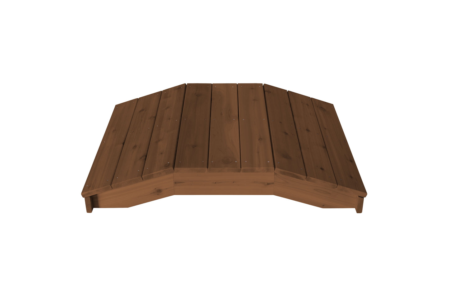 Backyard Crafts Western Red Cedar 3'  x  4' Standard Plank Bridge - LEAD TIME TO SHIP 2 WEEKS