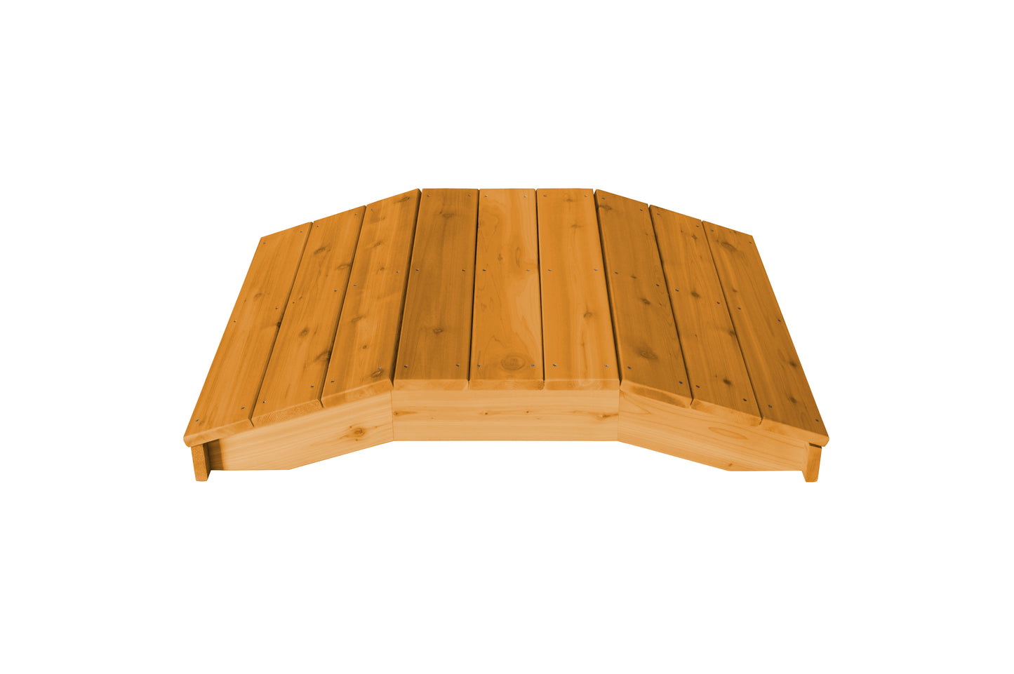 Backyard Crafts Western Red Cedar 3'  x  4' Standard Plank Bridge - LEAD TIME TO SHIP 2 WEEKS