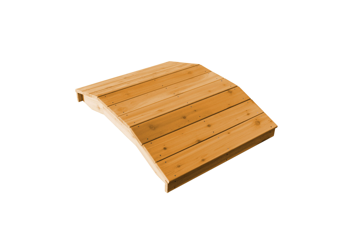 Backyard Crafts Western Red Cedar 3'  x  4' Standard Plank Bridge - LEAD TIME TO SHIP 2 WEEKS