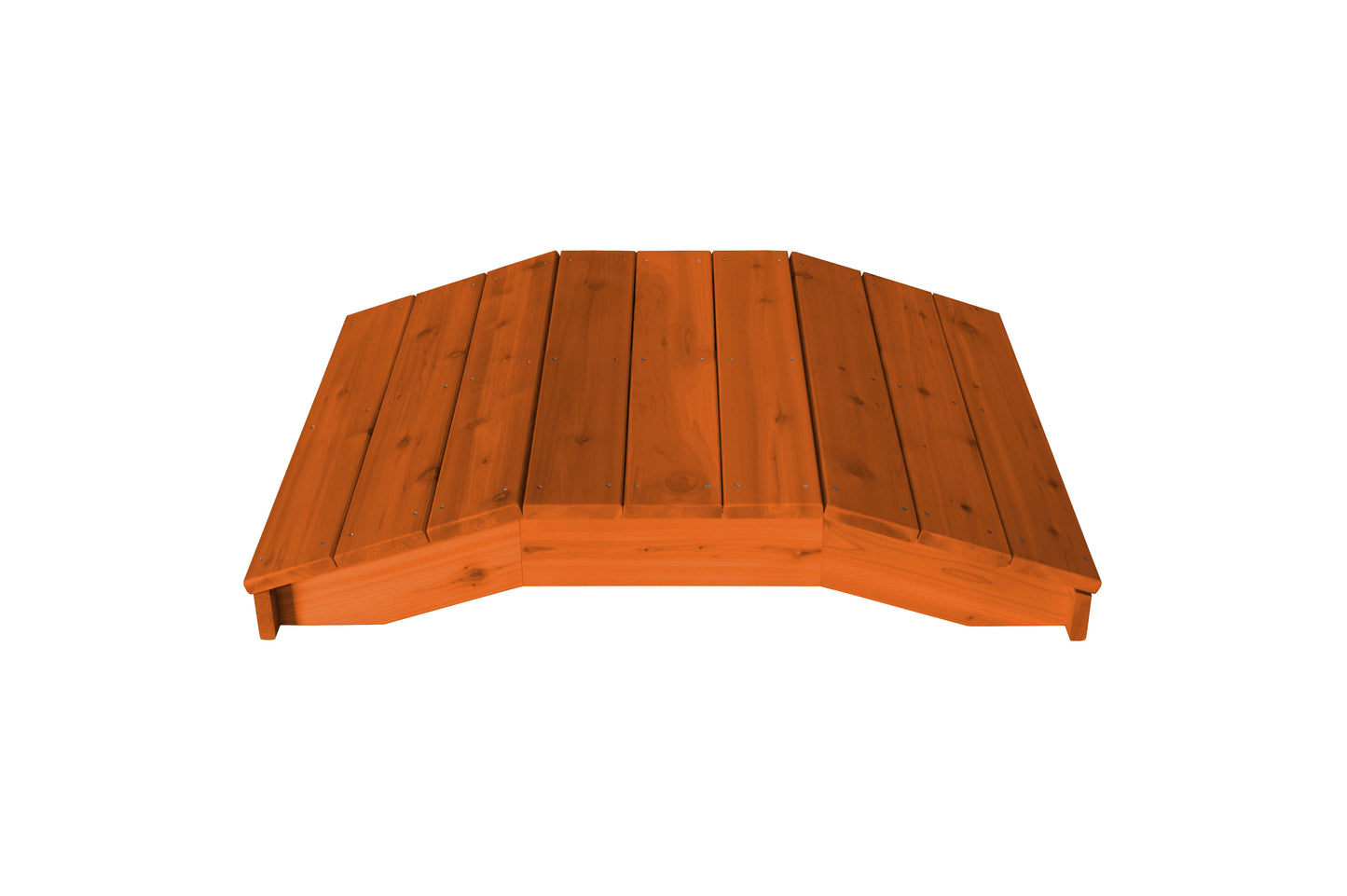 Backyard Crafts Western Red Cedar 3'  x  4' Standard Plank Bridge - LEAD TIME TO SHIP 2 WEEKS