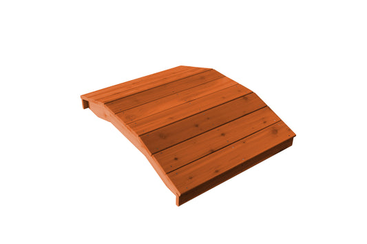 Backyard Crafts Western Red Cedar 3'  x  4' Standard Plank Bridge - LEAD TIME TO SHIP 2 WEEKS