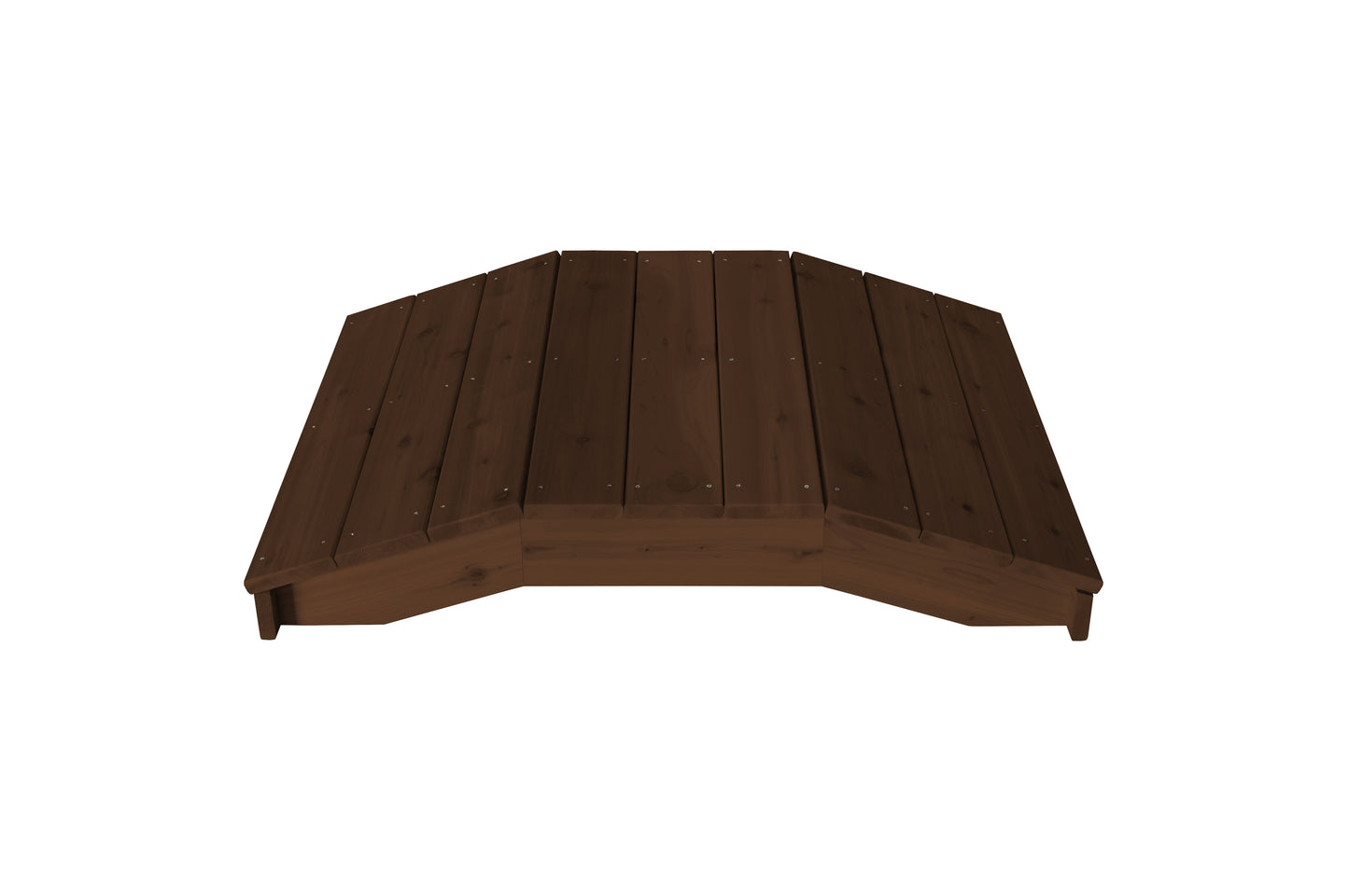 Backyard Crafts Western Red Cedar 3'  x  4' Standard Plank Bridge - LEAD TIME TO SHIP 2 WEEKS
