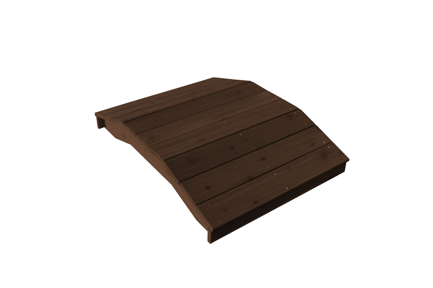Backyard Crafts Western Red Cedar 3'  x  4' Standard Plank Bridge - LEAD TIME TO SHIP 2 WEEKS