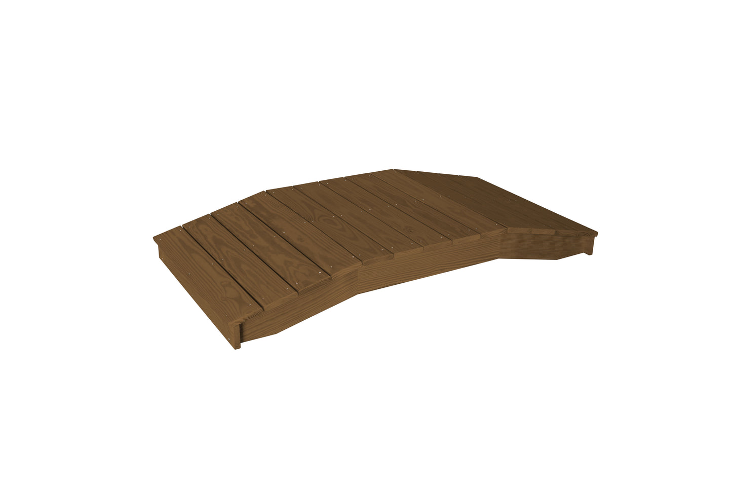 Backyard Crafts Pressure Treated Pine 3'  x  6' Standard Plank Bridge - LEAD TIME TO SHIP 10 BUSINESS DAYS