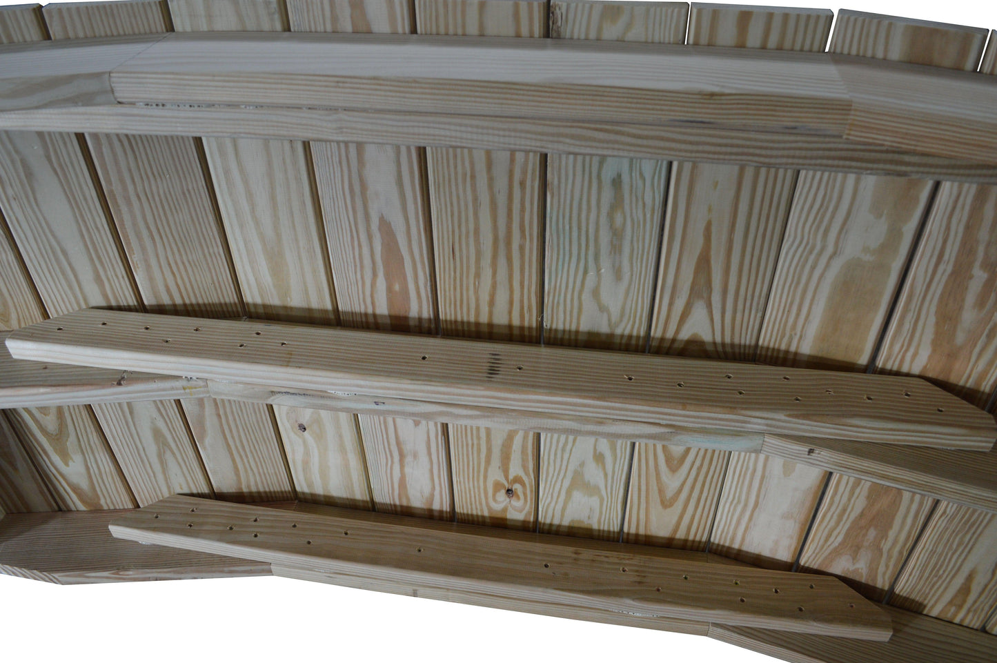 Backyard Crafts Pressure Treated Pine 3'  x  6' Standard Plank Bridge - LEAD TIME TO SHIP 10 BUSINESS DAYS