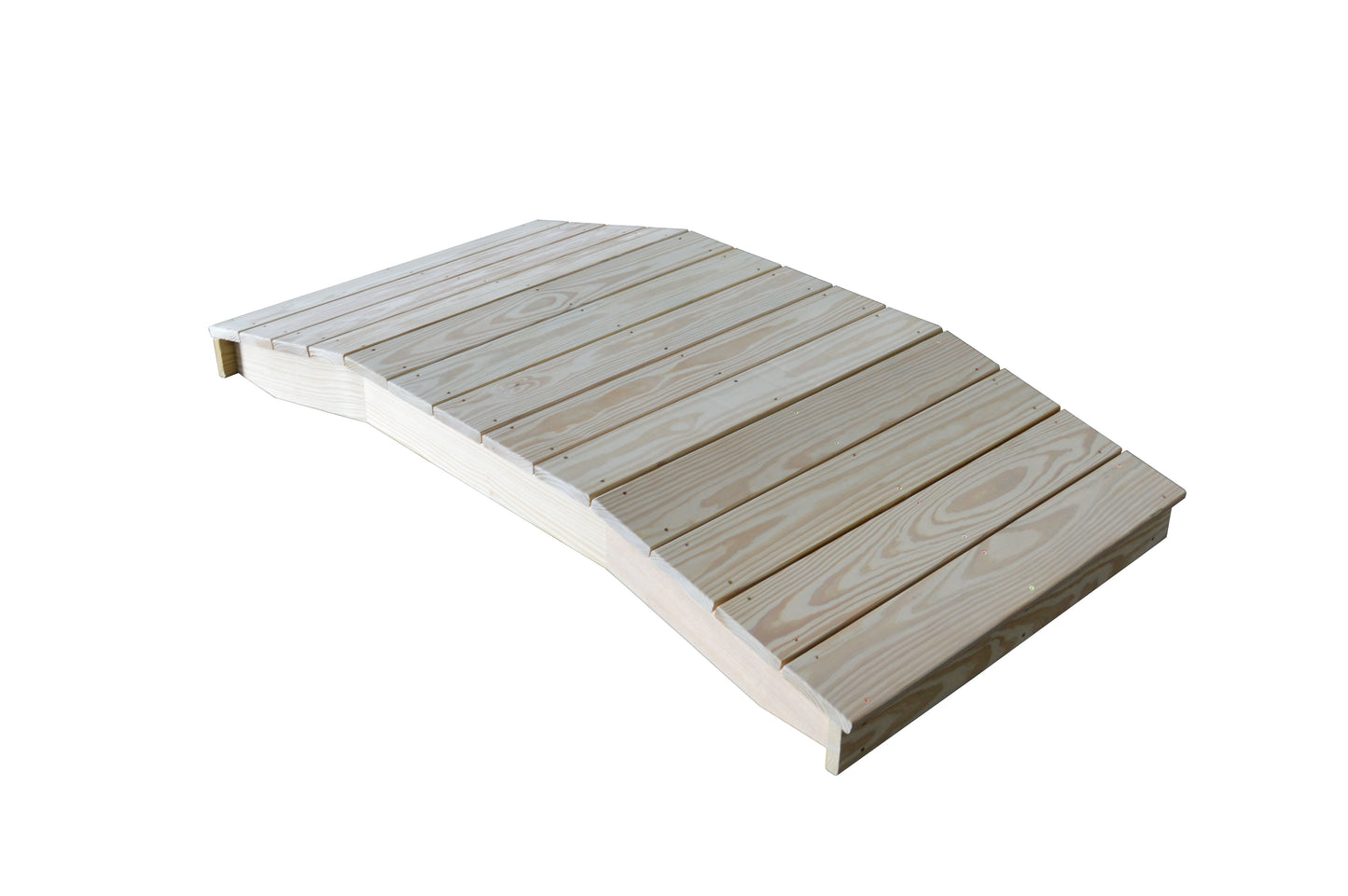 Backyard Crafts Pressure Treated Pine 3'  x  6' Standard Plank Bridge - LEAD TIME TO SHIP 10 BUSINESS DAYS