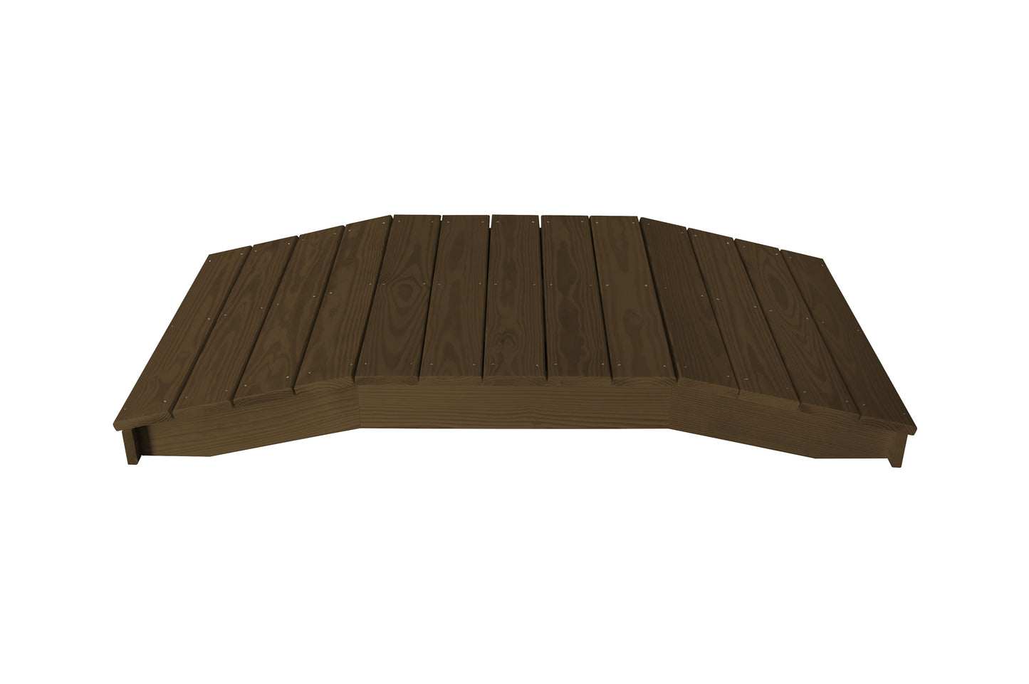 Backyard Crafts Pressure Treated Pine 3'  x  6' Standard Plank Bridge - LEAD TIME TO SHIP 10 BUSINESS DAYS