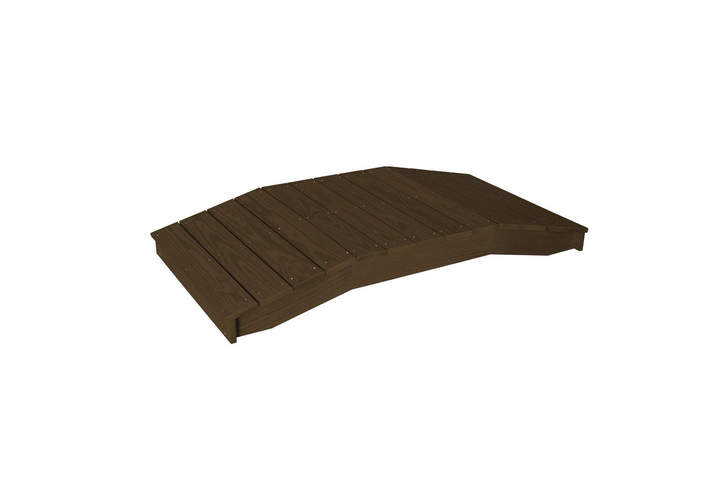 Backyard Crafts Pressure Treated Pine 3'  x  6' Standard Plank Bridge - LEAD TIME TO SHIP 10 BUSINESS DAYS