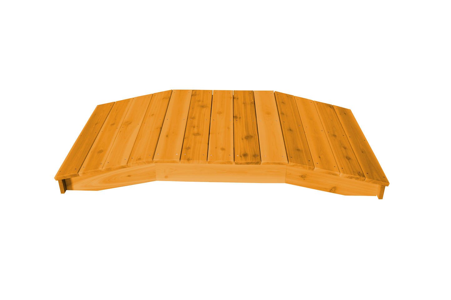 Backyard Crafts Western Red Cedar 3'  x  6' Standard Plank Bridge - LEAD TIME TO SHIP 2 WEEKS