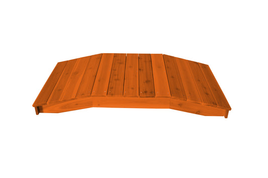 Backyard Crafts Western Red Cedar 3'  x  6' Standard Plank Bridge - LEAD TIME TO SHIP 2 WEEKS