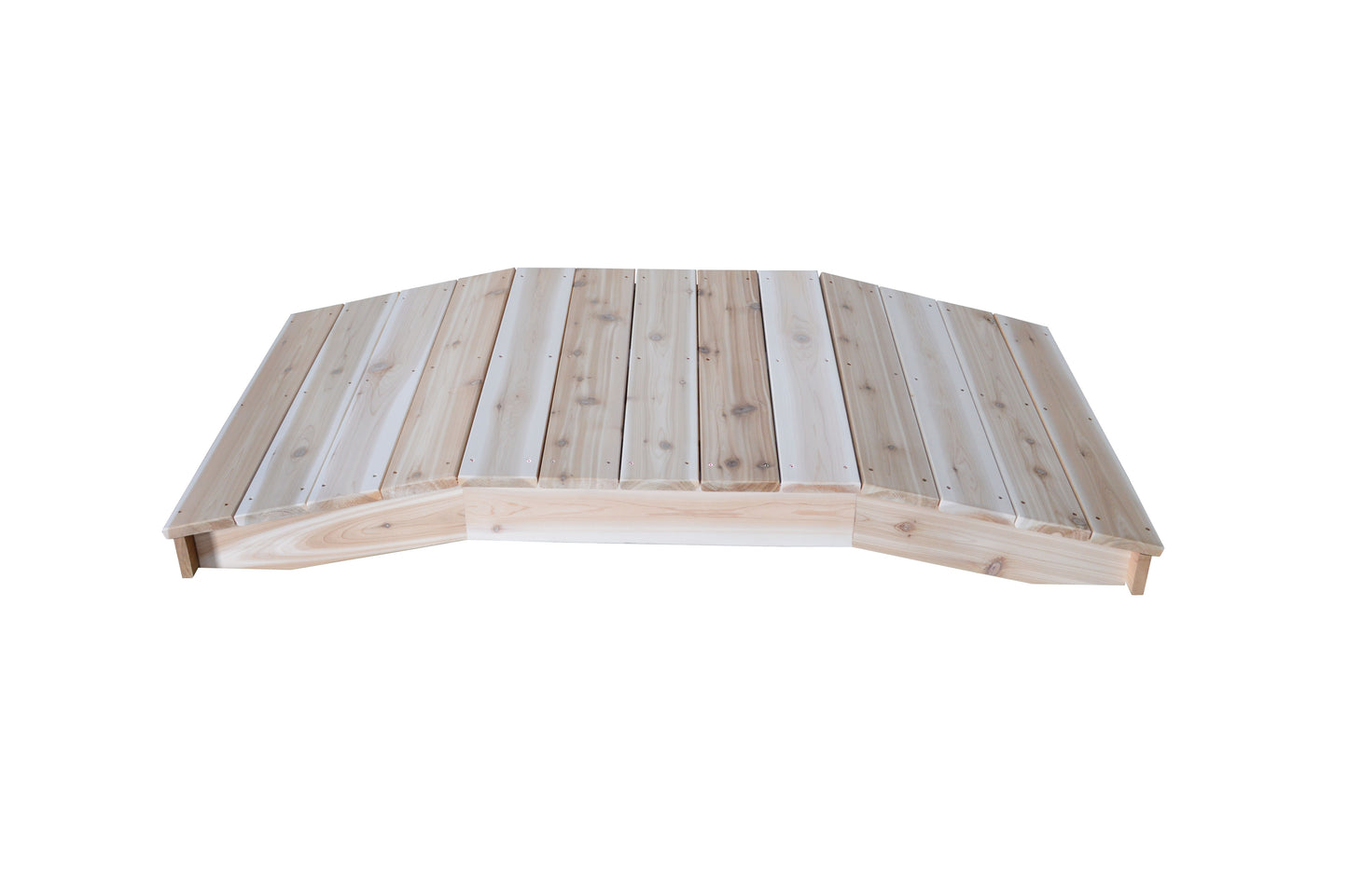 Backyard Crafts Western Red Cedar 3'  x  6' Standard Plank Bridge - LEAD TIME TO SHIP 2 WEEKS