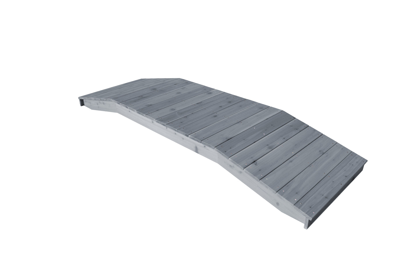 Backyard Crafts Western Red Cedar 3'  x  10' Standard Plank Bridge - LEAD TIME TO SHIP 2 WEEKS