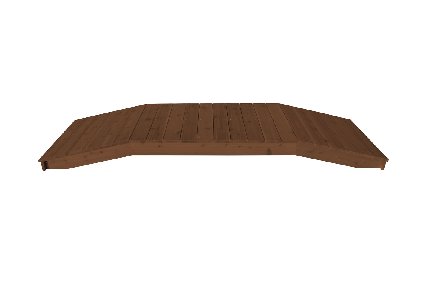 A&L Furniture Western Red Cedar 3'  x  12' Standard Plank Bridge - LEAD TIME TO SHIP 2 WEEKS