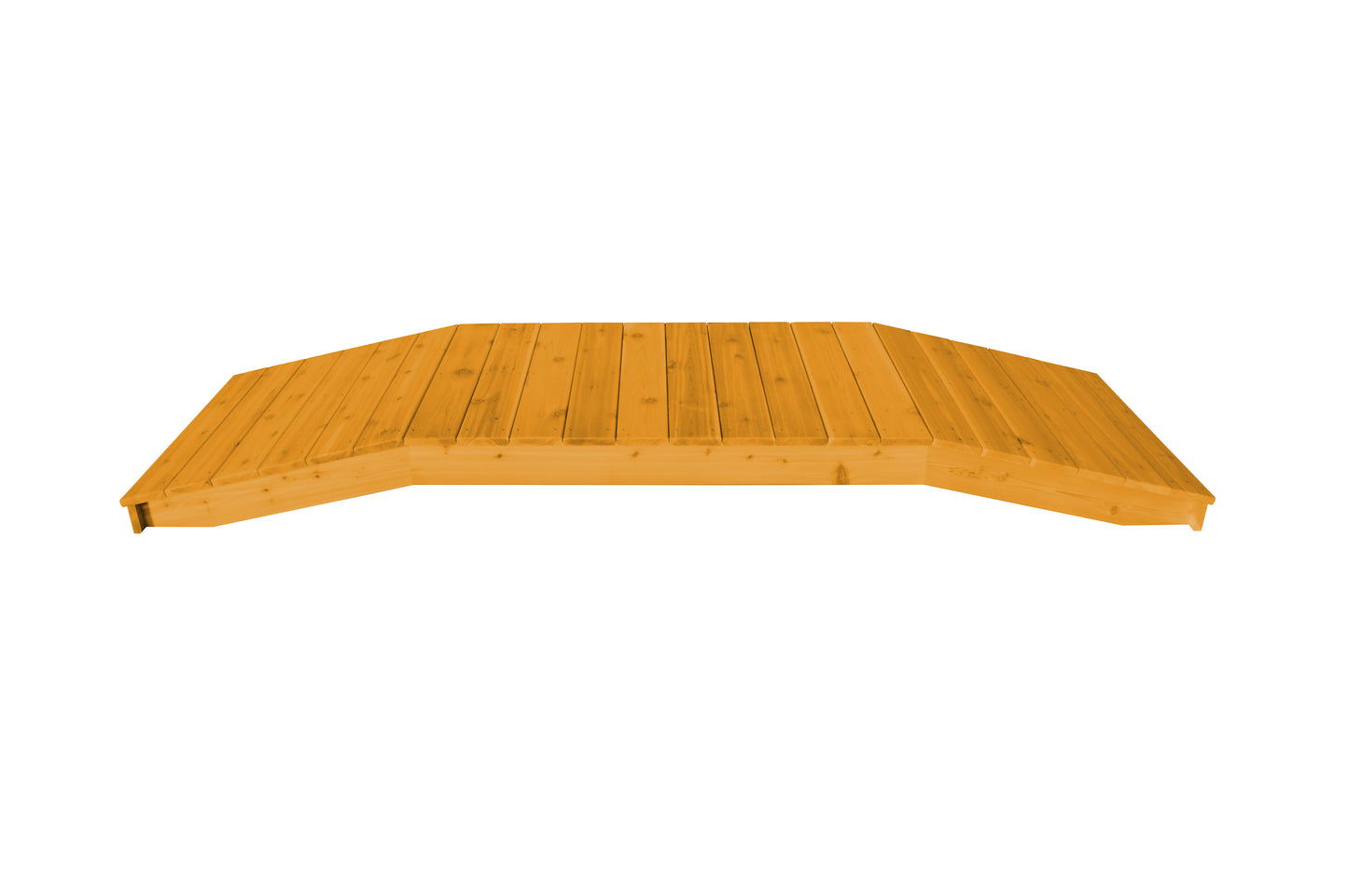 Backyard Crafts Western Red Cedar 3'  x  10' Standard Plank Bridge - LEAD TIME TO SHIP 2 WEEKS