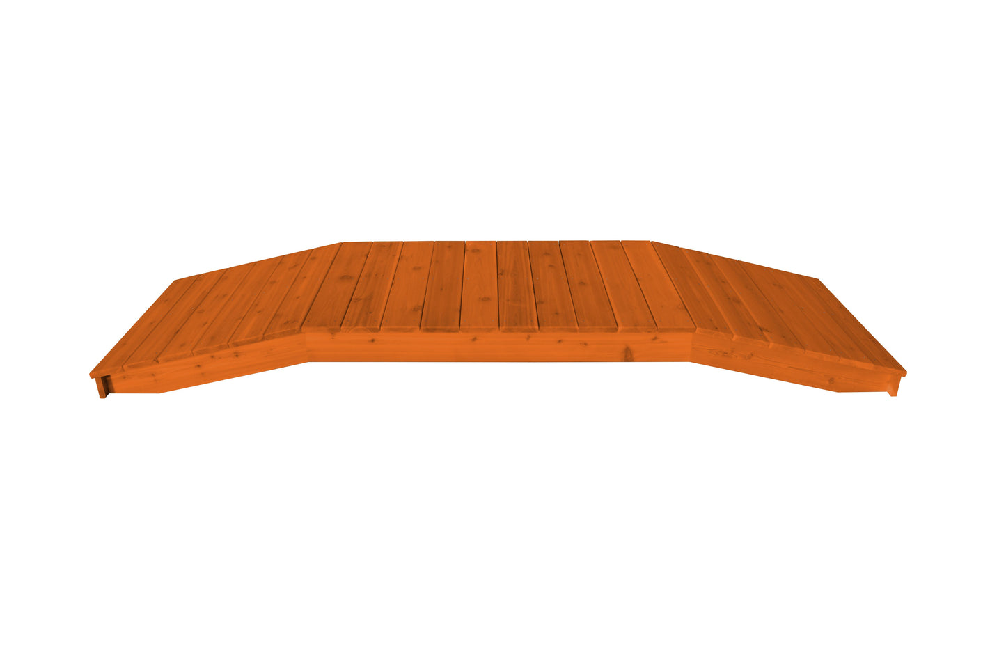 A&L Furniture Western Red Cedar 3'  x  12' Standard Plank Bridge - LEAD TIME TO SHIP 4 WEEKS OR LESS