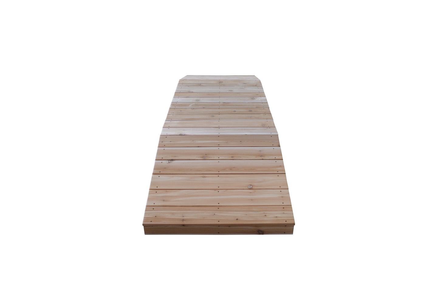 Backyard Crafts Western Red Cedar 3'  x  10' Standard Plank Bridge - LEAD TIME TO SHIP 2 WEEKS
