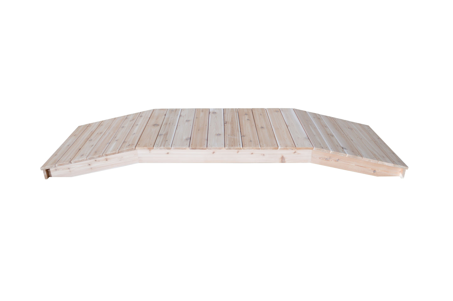 Backyard Crafts Western Red Cedar 3'  x  10' Standard Plank Bridge - LEAD TIME TO SHIP 2 WEEKS