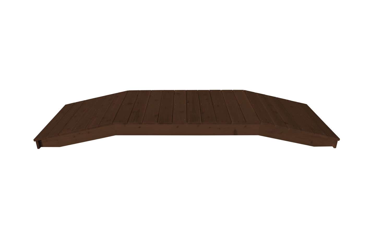 A&L Furniture Western Red Cedar 3'  x  12' Standard Plank Bridge - LEAD TIME TO SHIP 2 WEEKS