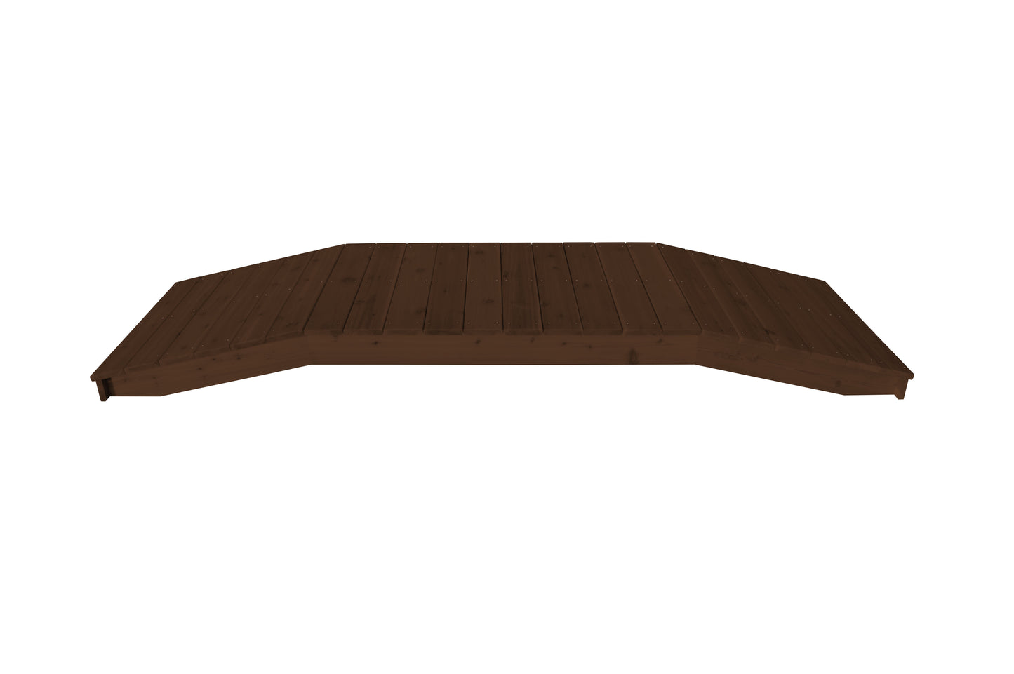 Backyard Crafts Western Red Cedar 3'  x  10' Standard Plank Bridge - LEAD TIME TO SHIP 2 WEEKS