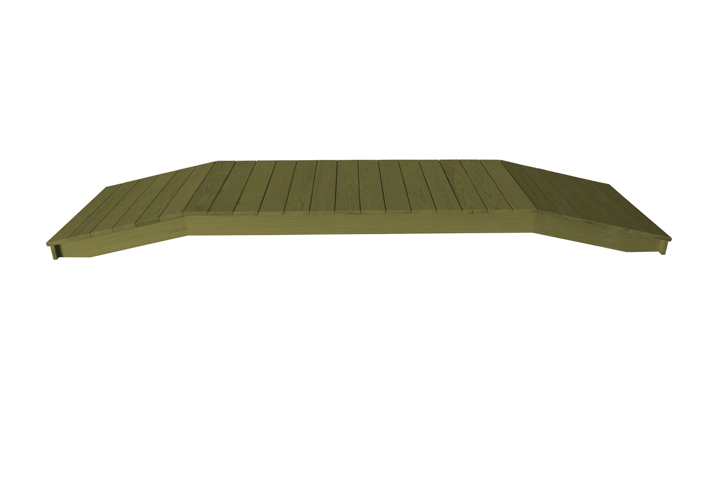 A&L Furniture Pressure Treated Pine 3'  x  12' Standard Plank Bridge - LEAD TIME TO SHIP 10 BUSINESS DAY