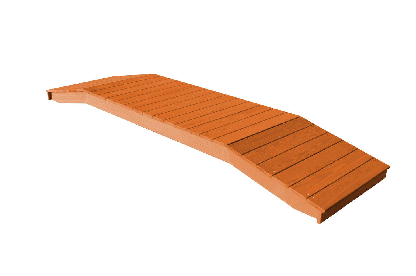 Backyard Crafts Pressure Treated Pine 3'  x  10' Standard Plank Bridge - LEAD TIME TO SHIP 10 BUSINESS DAY
