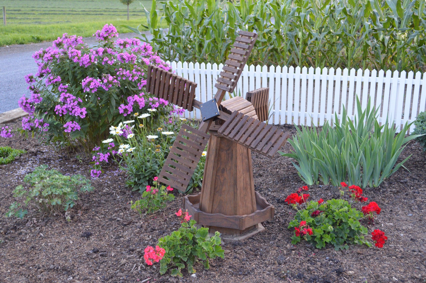 A&L Furniture Pressure Treated Large Dutch Windmill - LEAD TIME TO SHIP 10 BUSINESS DAYS