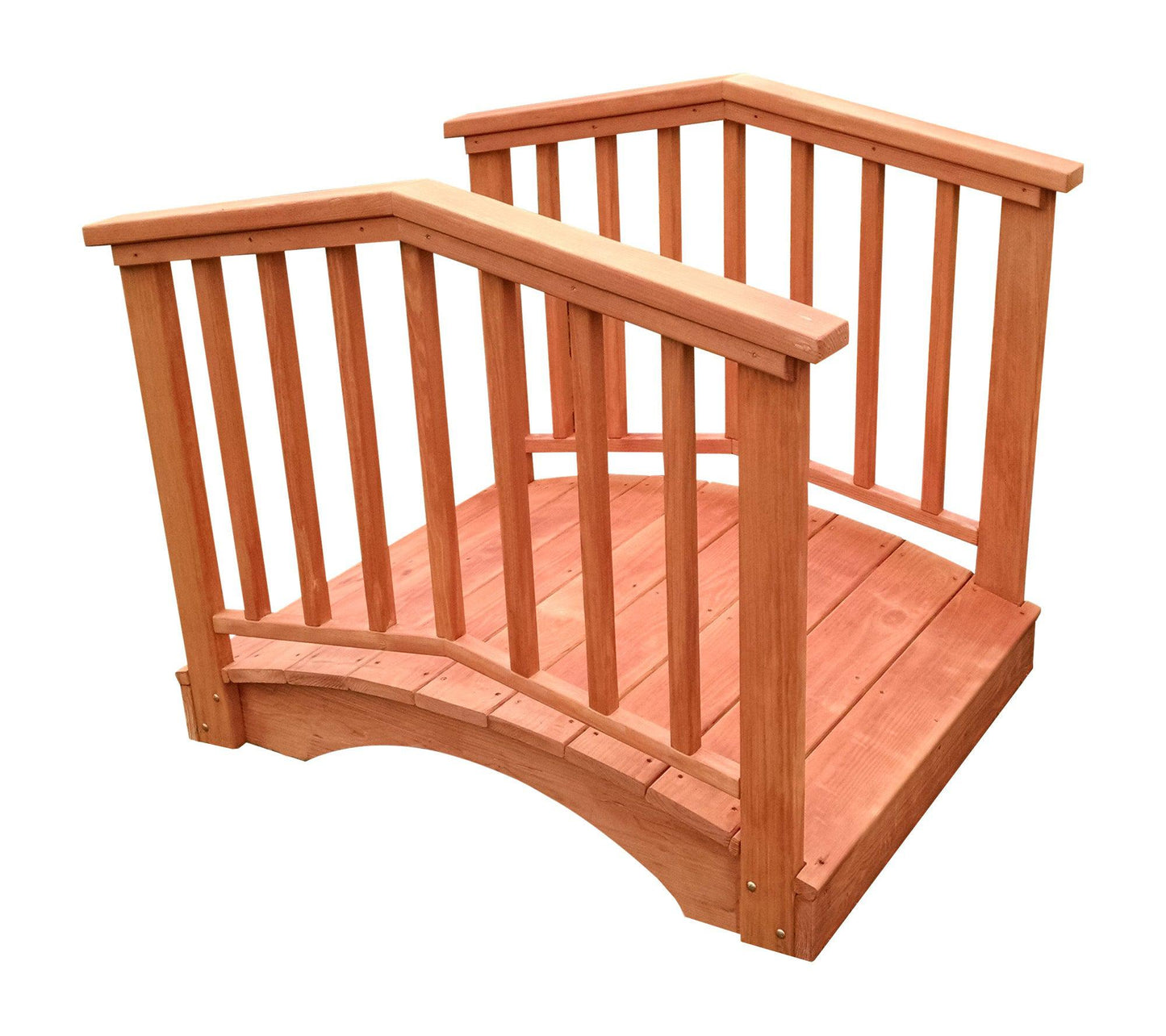 A&L Furniture Co. Western Red Cedar 3' X 4' Baluster Bridge - LEAD TIME TO SHIP 4 WEEKS OR LESS