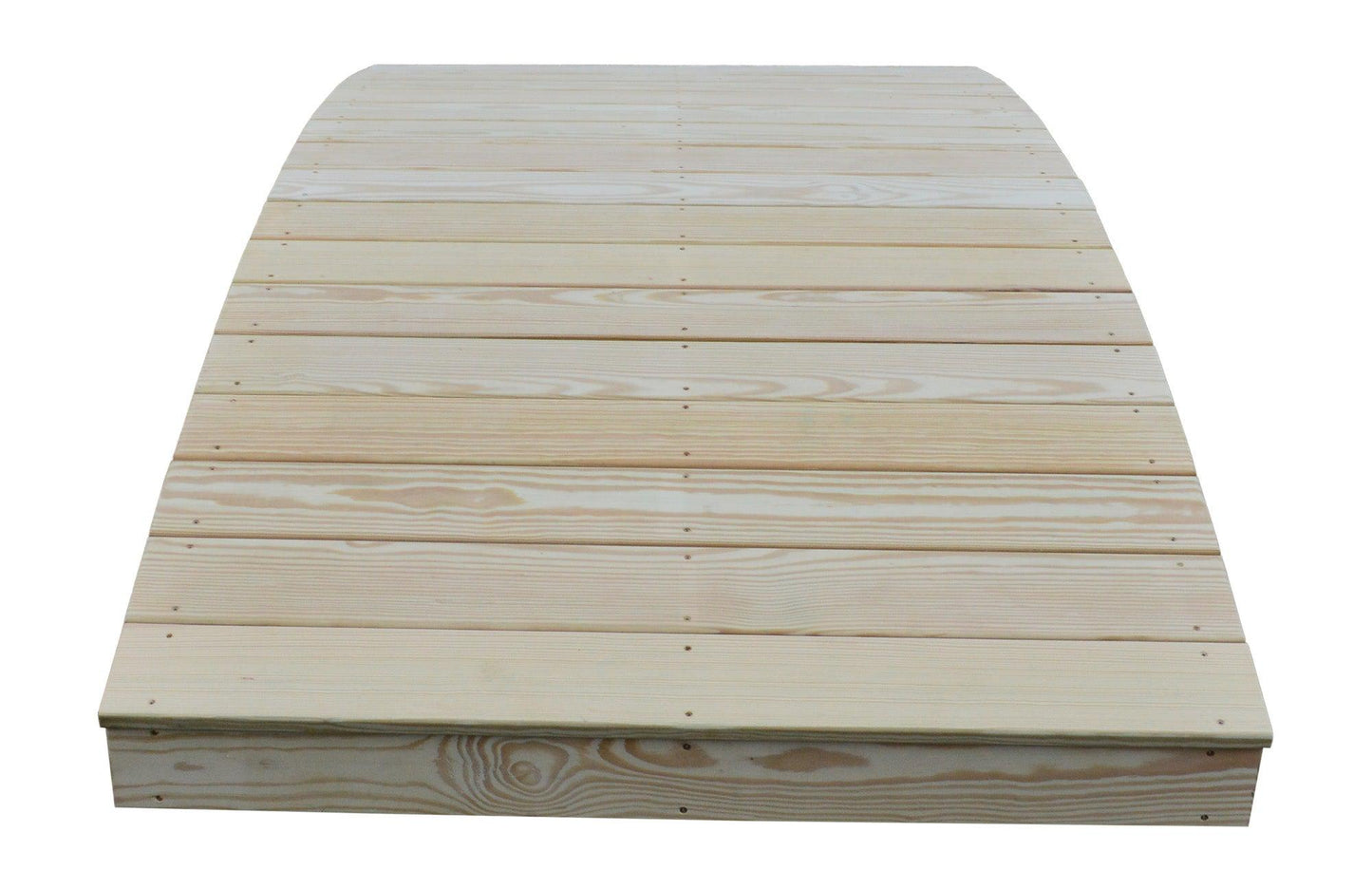 A&L Furniture Co. Western Red Cedar 4' x 8' Plank Garden Bridge - LEAD TIME TO SHIP 4 WEEKS OR LESS