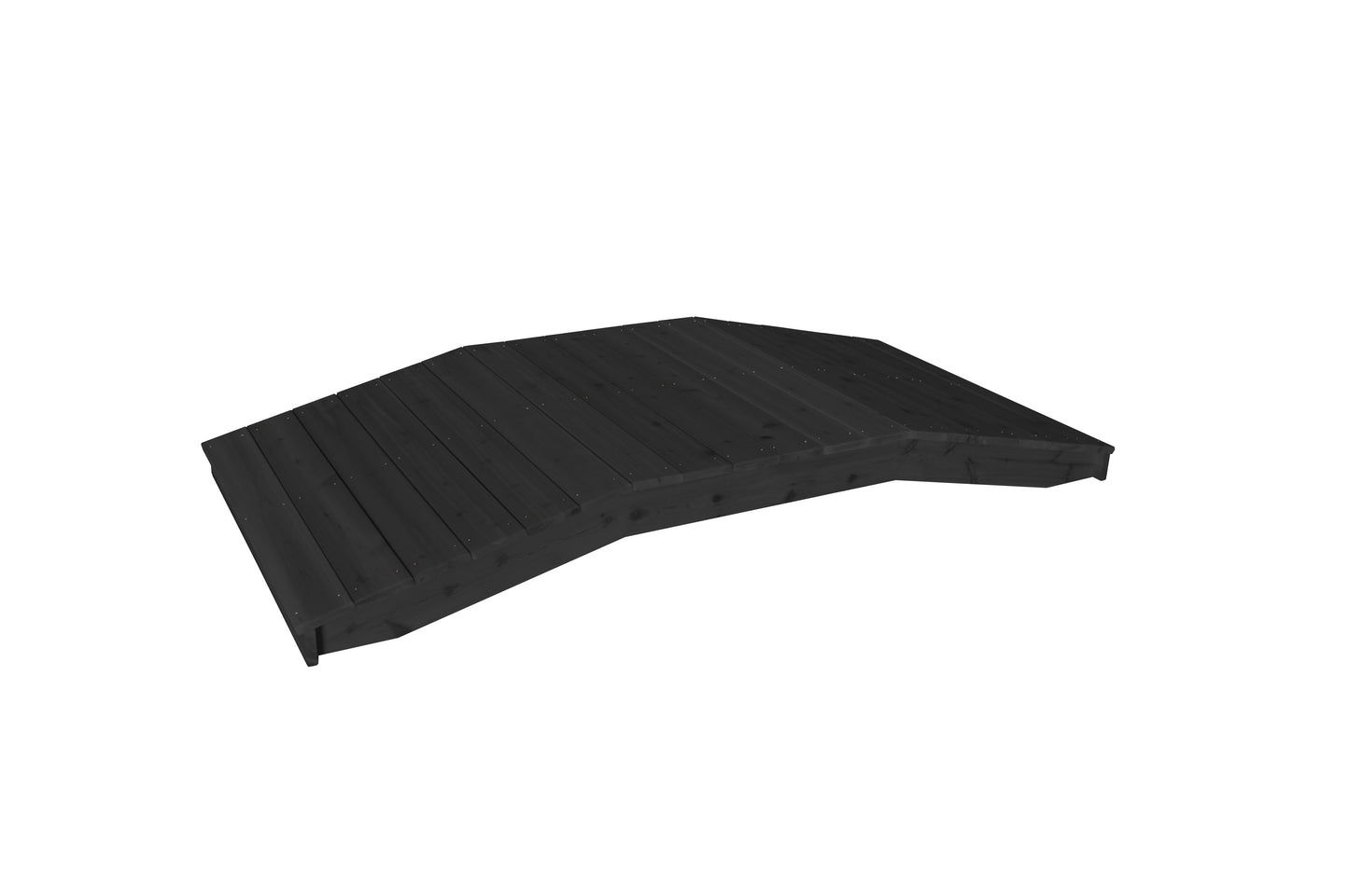 A&L Furniture Western Red Cedar 4'  x  10' Standard Plank Bridge - LEAD TIME TO SHIP 4 WEEKS OR LESS