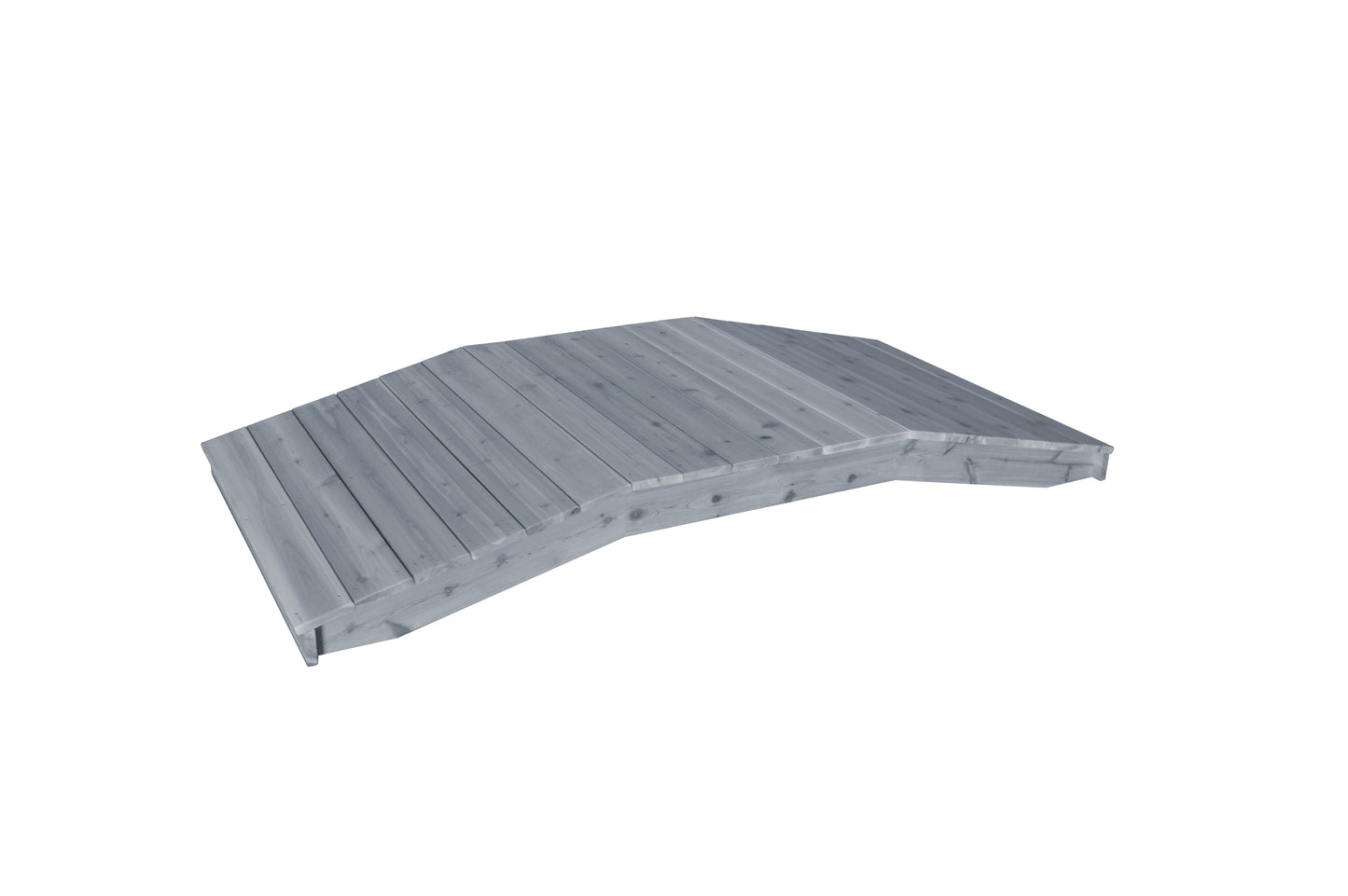 Backyard Crafts Western Red Cedar 4'  x  8' Standard Plank Bridge - LEAD TIME TO SHIP 2 WEEKS
