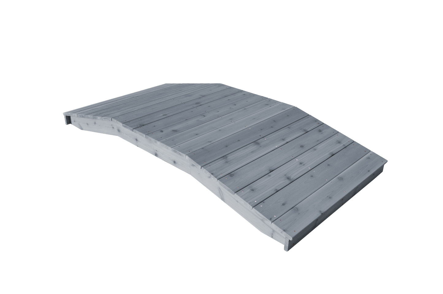 Backyard Crafts Western Red Cedar 4'  x  8' Standard Plank Bridge - LEAD TIME TO SHIP 2 WEEKS
