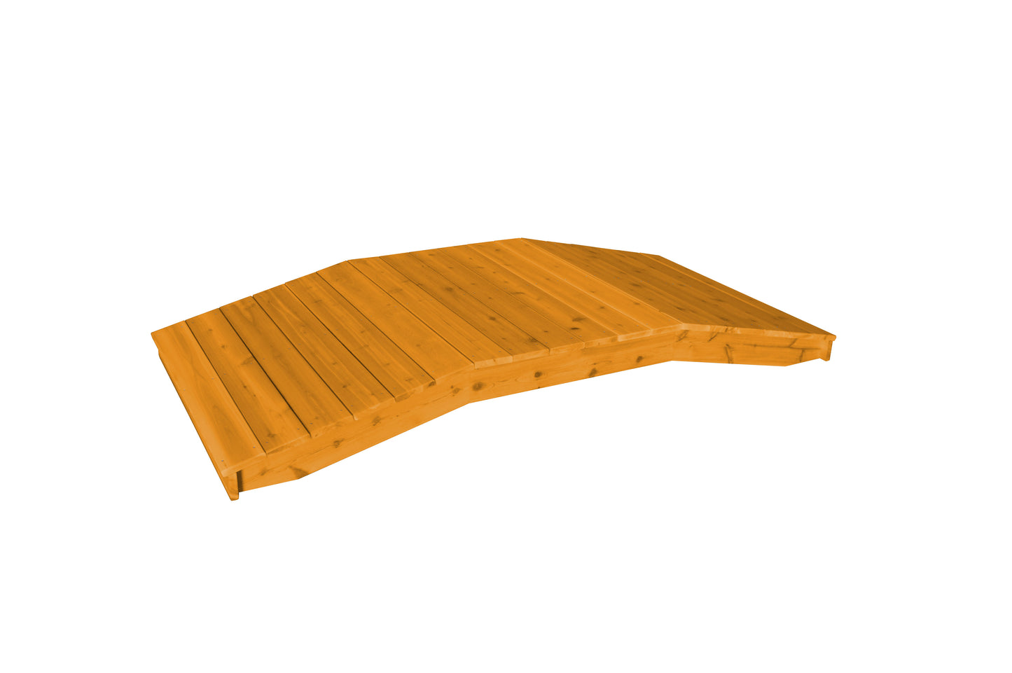 Backyard Crafts Western Red Cedar 4'  x  8' Standard Plank Bridge - LEAD TIME TO SHIP 2 WEEKS
