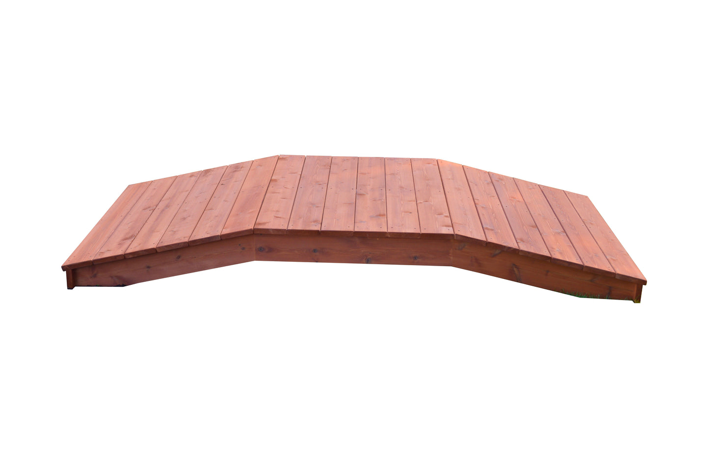 Backyard Crafts Western Red Cedar 4'  x  8' Standard Plank Bridge - LEAD TIME TO SHIP 2 WEEKS