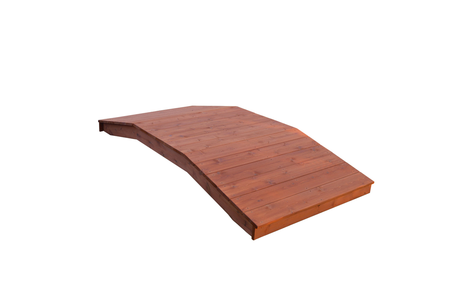 Backyard Crafts Western Red Cedar 4'  x  8' Standard Plank Bridge - LEAD TIME TO SHIP 2 WEEKS