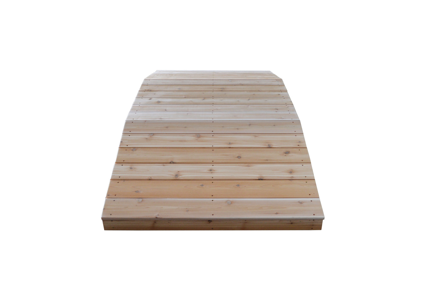 Backyard Crafts Western Red Cedar 4'  x  8' Standard Plank Bridge - LEAD TIME TO SHIP 2 WEEKS