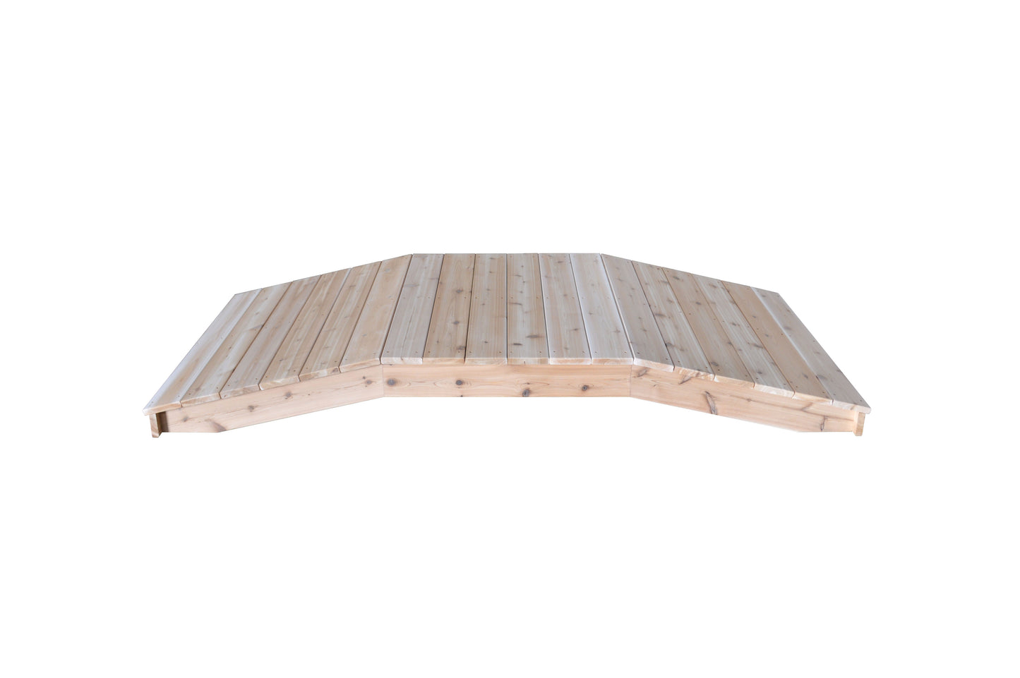 Backyard Crafts Western Red Cedar 4'  x  8' Standard Plank Bridge - LEAD TIME TO SHIP 2 WEEKS