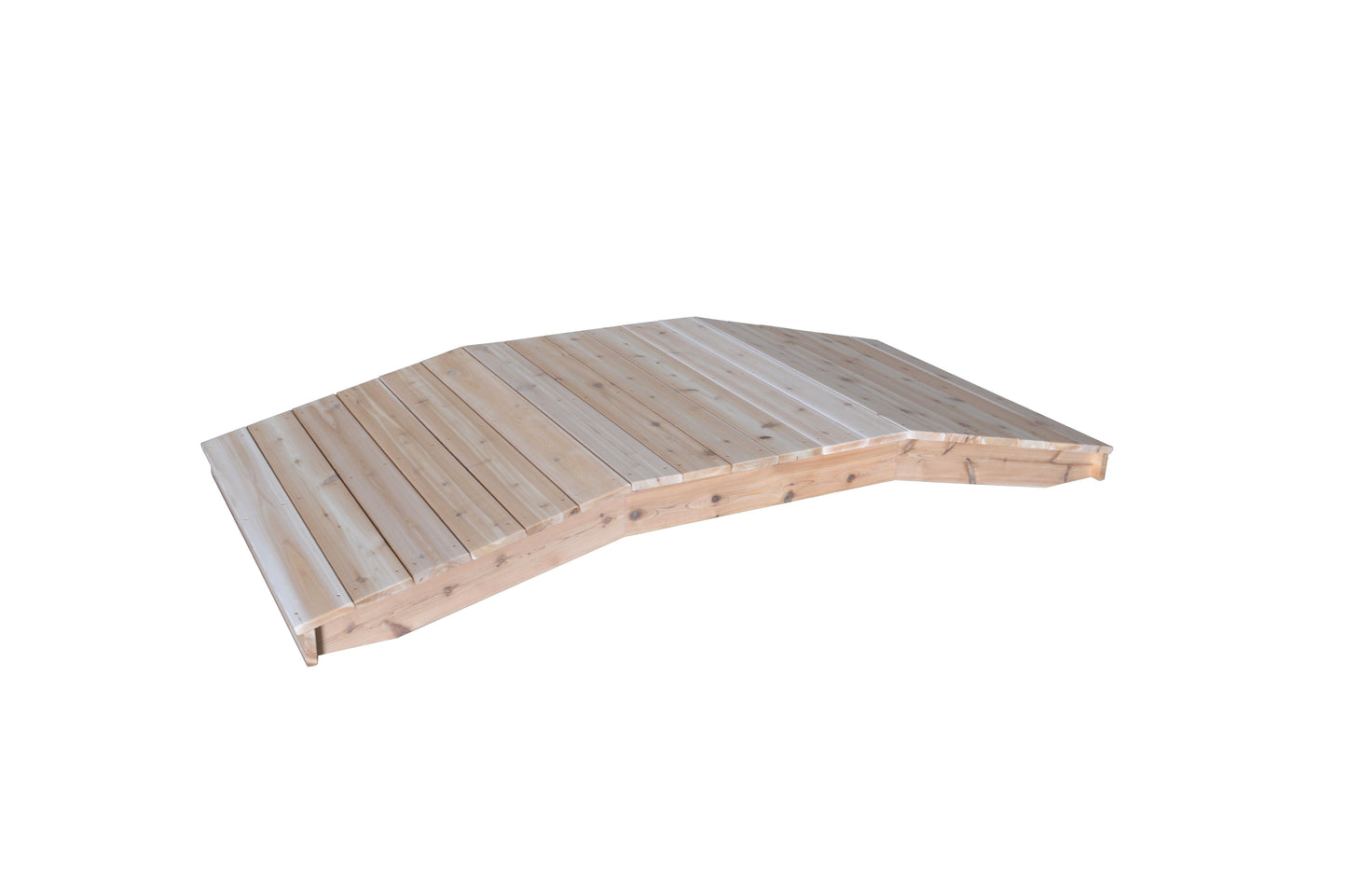 Backyard Crafts Western Red Cedar 4'  x  8' Standard Plank Bridge - LEAD TIME TO SHIP 2 WEEKS