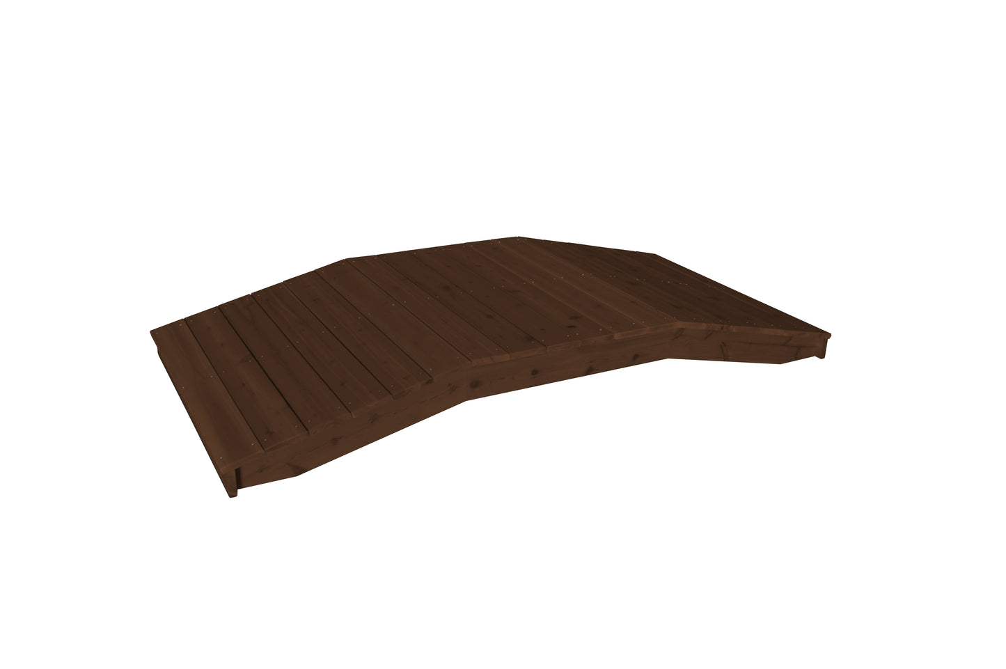 Backyard Crafts Western Red Cedar 4'  x  8' Standard Plank Bridge - LEAD TIME TO SHIP 2 WEEKS