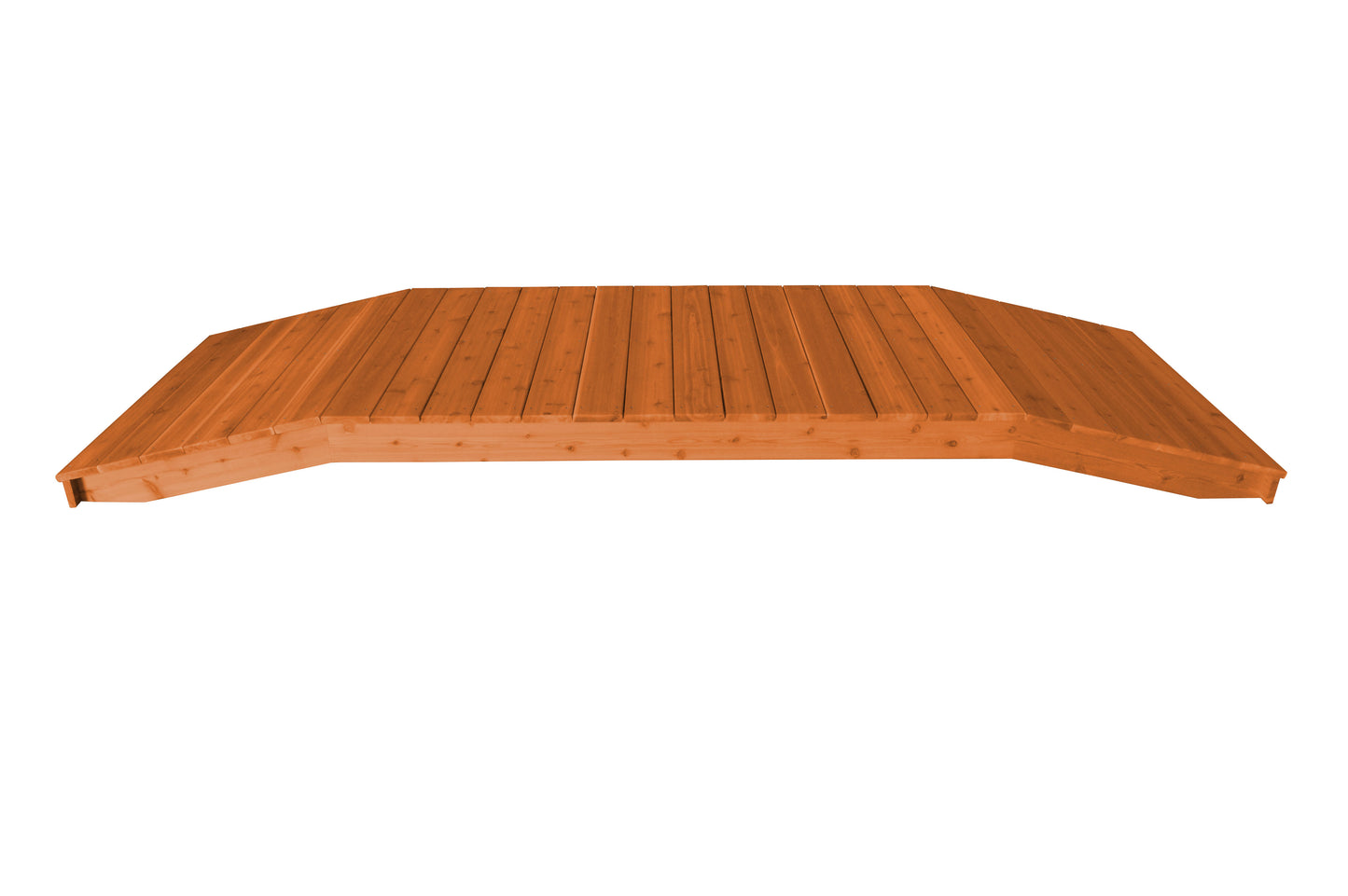 Backyard Crafts Western Red Cedar 4'  x  12' Standard Plank Bridge - LEAD TIME TO SHIP 2 WEEKS