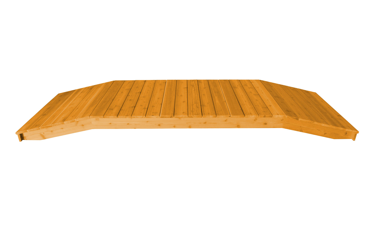 Backyard Crafts Western Red Cedar 4'  x  12' Standard Plank Bridge - LEAD TIME TO SHIP 2 WEEKS