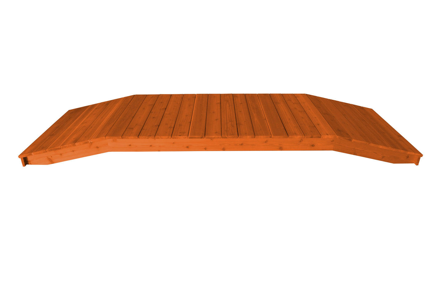 Backyard Crafts Western Red Cedar 4'  x  12' Standard Plank Bridge - LEAD TIME TO SHIP 2 WEEKS