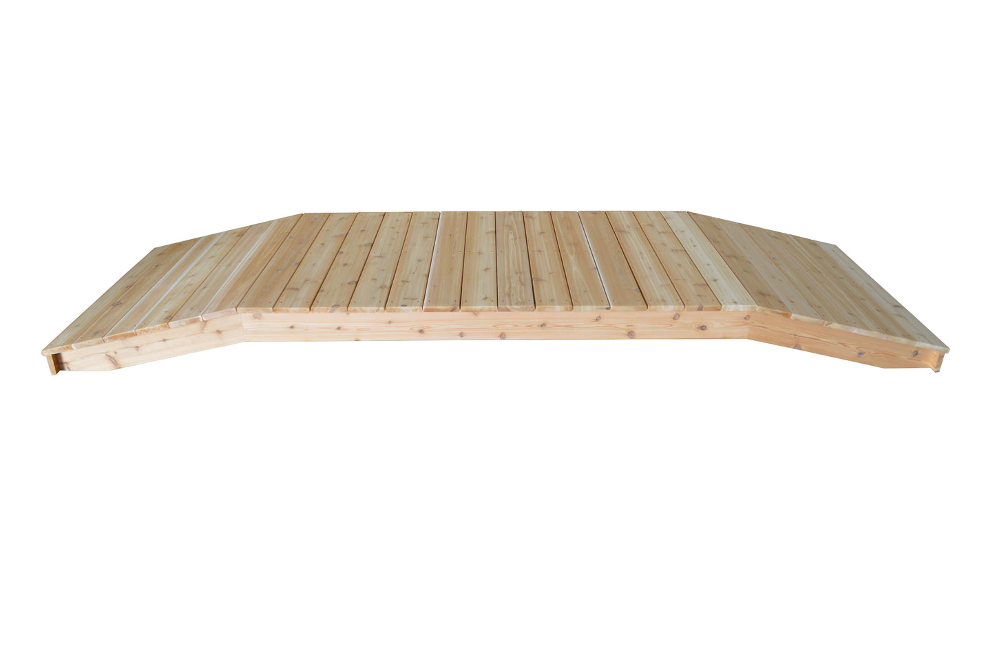 Backyard Crafts Western Red Cedar 4'  x  12' Standard Plank Bridge - LEAD TIME TO SHIP 2 WEEKS