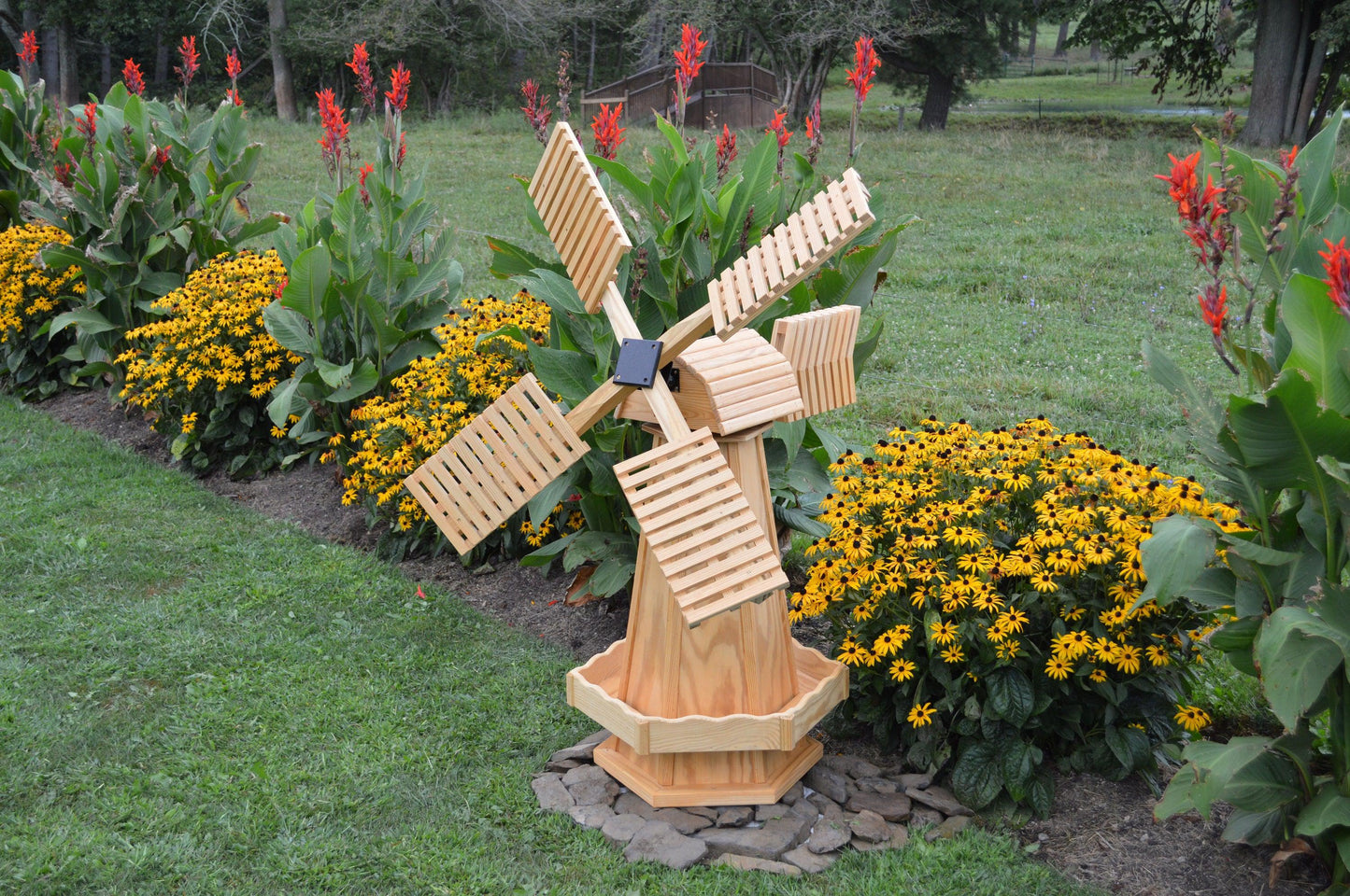 A&L Furniture Pressure Treated Small Dutch Windmill - LEAD TIME TO SHIP 10 BUSINESS DAYS