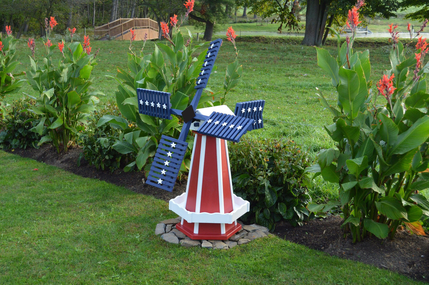 A&L Furniture Pressure Treated Small Dutch Windmill - LEAD TIME TO SHIP 10 BUSINESS DAYS