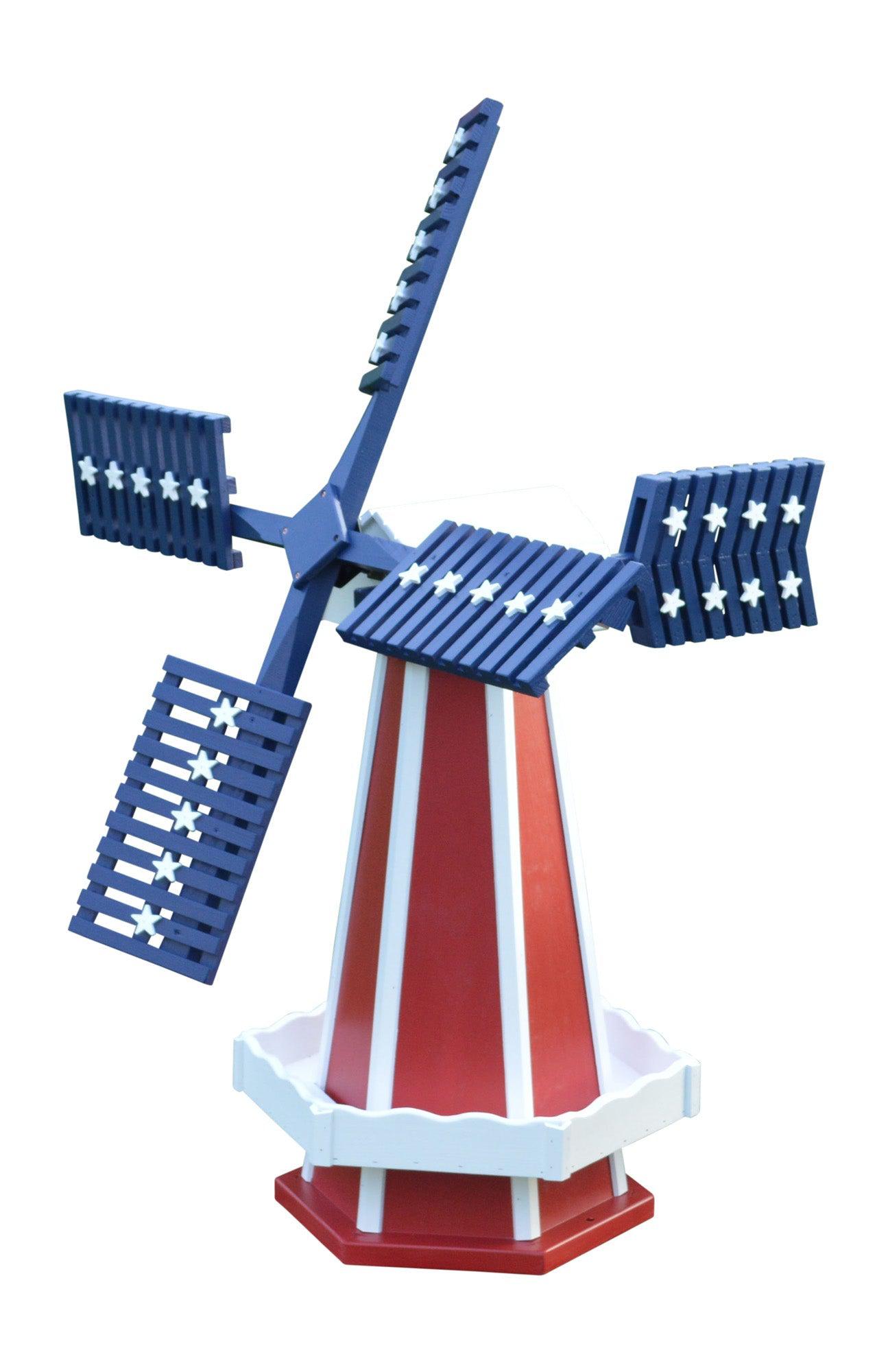 A&L Furniture Pressure Treated Large Dutch Windmill - LEAD TIME TO SHIP 10 BUSINESS DAYS