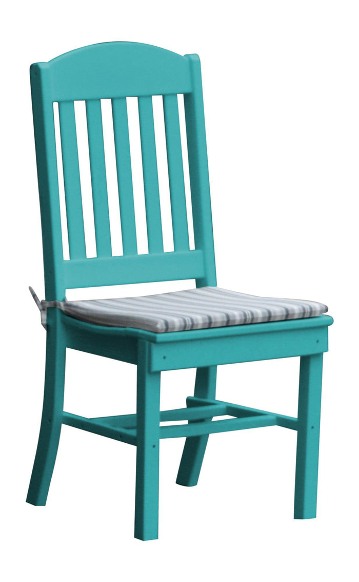 A&L Furniture Company Recycled Plastic Classic Dining Chair - Aruba Blue