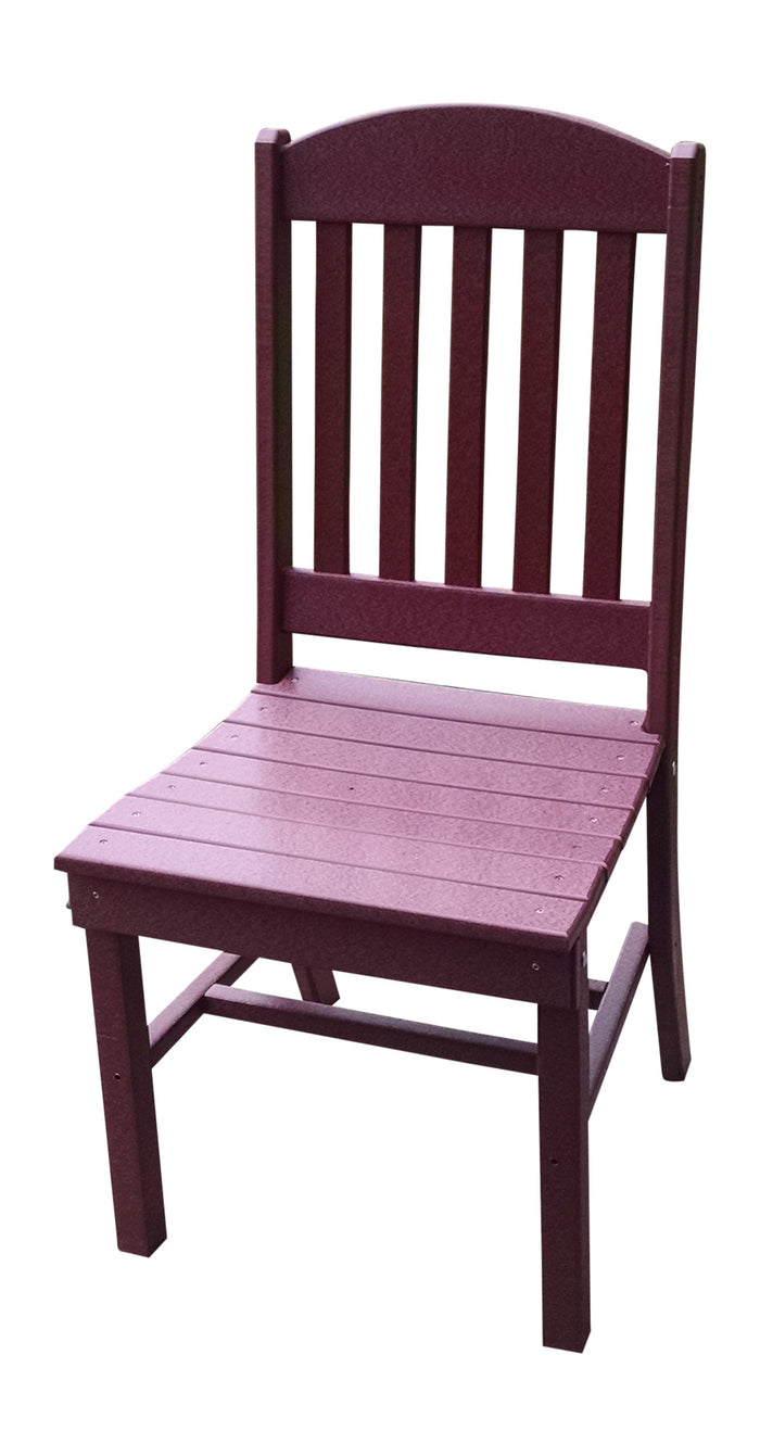 A&L Furniture Company Recycled Plastic Classic Dining Chair - Cherrywood