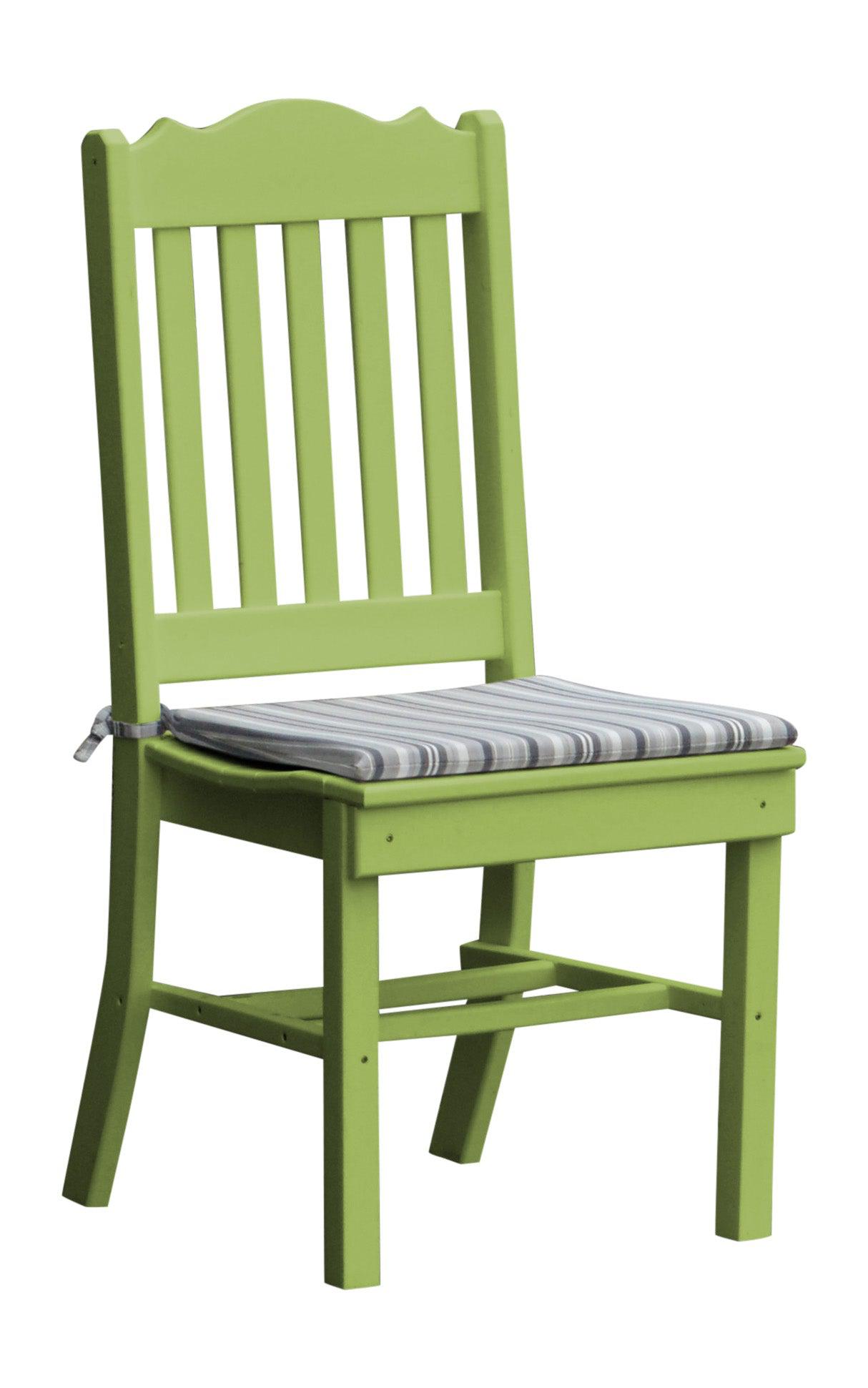A&L Furniture Company Recycled Plastic Royal Dining Chair A&L Furniture Company Recycled Plastic Royal Dining Chair  - Tropical Lime